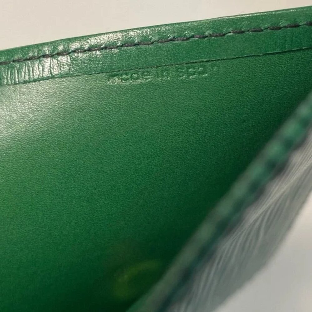 Louis Vuitton Limited Edition Malletier Borneo Green Epi Elise Wallet + COA - Picture 8 of 16